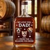Custom Photo Dad Fuel Courtesy Of Your Pack - Dog & Cat Personalized Custom Whiskey Bottle - Father's Day, Gift For Dad, Pet Owners, Pet Lovers