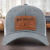 You're My Favorite, Grandpa - Family Personalized Custom Leather Patch Hat - Gift For Dad, Grandpa