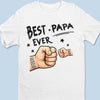 Best Daddy In The Universe - Family Personalized Custom Unisex T-shirt, Premium T-shirt, Hoodie - Father's Day, Gift For Dad, Grandpa