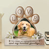 Custom Photo Still Feel Your Tail Wag In The Wind - Memorial Personalized Custom Acrylic Plaque Custom Shape - Sympathy Gift For Pet Owners, Pet Lovers