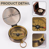 Custom Photo Someone Loves You Big Time - Couple Personalized Custom Compass - Gift For Husband Wife, Anniversary