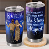 Written In The Stars, Impossible To Ignore - Bestie Personalized Custom Tumbler - Gift For Best Friends, BFF, Sisters