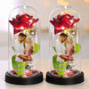 Custom Photo Light Up Eternal Rose In Glass Dome - Personalized Anniversary Wedding Gifts For Husband And Wife, Him And Her - You Light Up My World
