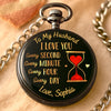 The Best Kind Of Magic Is Love - Couple Personalized Custom Pocket Watch - Gift For Husband Wife, Anniversary
