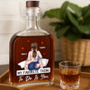Lost In You, Found In Us - Couple Personalized Custom Whiskey Bottle - Gift For Husband Wife, Anniversary