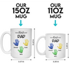 From Dad To Grandpa - Family Personalized Custom 3D Inflated Effect Printed Mug - Father's Day, Gift For Dad, Grandpa