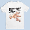 Best Dad In The Galaxy - Family Personalized Custom Unisex T-shirt, Premium T-shirt, Hoodie - Father's Day, Gift For Dad, Grandpa