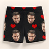 Custom Photo Short Leggings - Personalized Personalized Gifts For Husband And Wife, Him And Her - Wrapped In Your Love