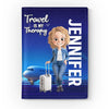 Custom Passport Cover, Passport Holder - Personalized Summer Vacation And Travel Gifts For Women, Men - Born To Roam, Not To Stay