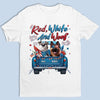 Custom Unisex T-shirt, Premium T-shirt, Hoodie - Personalized 4th Of July Gifts For Dog Lovers, Dog Dad And Mom - Fetching Freedom