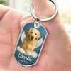 Custom Photo Keychain - Personalized Pet Memorial Gifts For Dogs, Cats - My Guardian Angel