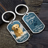 Custom Photo Keychain - Personalized Pet Memorial Gifts For Dogs, Cats - My Guardian Angel