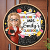 Custom Wood Sign - Personalized Back To School Gifts For Teachers - Step Inside For Classroom Adventures