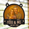 Custom Photo Window Hanging Suncatcher Ornament - Personalized Anniversary Wedding Gifts For Husband And Wife, Him And Her - You Are My Home