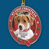 Custom Photo Metal Ornament - Personalized Christmas Birthday Gifts For Dog Cat Lovers, Dog Dad And Mom, Cat Owners - New Paws, New Joy