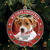 Custom Photo Metal Ornament - Personalized Christmas Birthday Gifts For Dog Cat Lovers, Dog Dad And Mom, Cat Owners - New Paws, New Joy