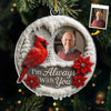 Custom Photo Acrylic Ornament - Personalized Memorial Sympathy Gifts For Loss Of Mom, Dad - Your Love Lives On