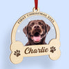 Custom Photo Wood & Acrylic Ornament - Personalized Christmas Birthday Gifts For Dog Cat Lovers, Dog Dad And Mom, Cat Owners - Santa’s Goodest Helper
