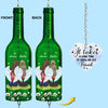 Custom Wine Bottle Wind Chime - Personalized Best Friend Birthday Gifts For Women, Besties, Sisters, BFF - Side By Side, Heart To Heart