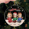 Custom Acrylic Ornament - Personalized Christmas Best Friend Birthday Gifts For Women, Besties, Sisters, BFF - Best Friends, Always And Forever