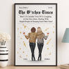 Custom Vertical Poster - Personalized Best Friend Birthday Gifts For Women, Besties, Sisters, BFF - The Besties Times