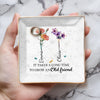 Custom Full-Print Jewelry Dish - Personalized Best Friend Birthday Gifts For Women, Besties, Sisters, BFF - Old Friends, New Flowers