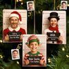 Custom Photo Acrylic Ornament - Personalized Christmas Birthday Gifts For Mom, Dad, Kids - Mistletoe Mischief Maker