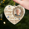 Custom Photo Acrylic Ornament - Personalized Memorial Sympathy Gifts For Loss Of Mom, Dad - Forever In Loving Memory