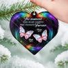 Custom Photo Acrylic Ornament - Personalized Memorial Sympathy Gifts For Loss Of Mom, Dad - When You Left, Part of Me Went With You