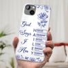 Custom Clear Phone Case - Personalized Best Friend Birthday Gifts For Women, Besties, Sisters, BFF - Each Letter, A Gift Of God