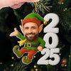 Custom Photo Acrylic Ornament - Personalized Christmas Birthday Gifts For Mom, Dad, Kids - Catch Me Jingling All The Way