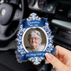 Custom Photo Car Visor Clip - Personalized Memorial Sympathy Gifts For Loss Of Mom, Dad -Your Love Is My Guiding Light, Always
