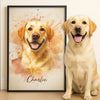 Custom Photo Vertical Poster, Canvas - Personalized Pet Memorial Sympathy Gifts For Dogs, Cats - Sweetest Face, Purest Love