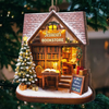 Custom Wood Ornament - Personalized Christmas Bookish Gifts For Book Lovers, Bookworms, Readers - A Book Lover’s Holiday Dream