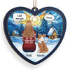Custom Wood Ornament - Personalized Pet Christmas Memorial Sympathy Gifts For Dogs, Cats - Always Loved Always Remembered
