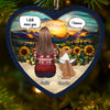 Custom Wood Ornament - Personalized Pet Christmas Memorial Sympathy Gifts For Dogs, Cats - Always Loved Always Remembered