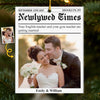 Custom Photo Acrylic Ornament - Personalized Anniversary Christmas Wedding Gifts For Husband And Wife, Him And Her - True Love Makes Headlines