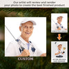 Custom Photo Acrylic Ornament - Personalized Christmas Birthday Golf Gifts For Men, Women - Life Is Better With Golf