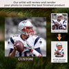 Custom Photo Acrylic Ornament - Personalized Christmas Birthday Sport Gifts For Sports Lovers - Strength Speed Spirit Define True Sport