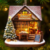 Custom Wood Ornament - Personalized Christmas Bookish Gifts For Book Lovers, Bookworms, Readers - A Book Lover’s Holiday Dream