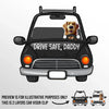 Counting The Seconds ‘til You’re Back - Dog Personalized Custom Car Visor Clip - Gift For Pet Owners, Pet Lovers