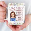 Custom Mug - Personalized Birthday Gifts For Besties, Sisters, BFF, Family, Yourself - Becoming The Best Version Of Me