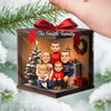 Custom Photo Acrylic Ornament - Personalized Christmas Birthday Gifts For Mom, Dad, Brother, Sister, Kids - Cherishing The Bond That Built Us