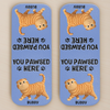 Custom Leather Magnetic Bookmark - Personalized Bookish Gifts For Book Lovers, Bookworms, Dog Dad And Mom, Cat Owners - Lost In A Good Book