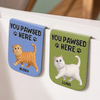Custom Leather Magnetic Bookmark - Personalized Bookish Gifts For Book Lovers, Bookworms, Dog Dad And Mom, Cat Owners - Lost In A Good Book
