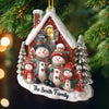 Custom Acrylic Ornament - Personalized Christmas Birthday Gifts For Mom, Dad, Brother, Sister, Kids - Hearts Stay Together