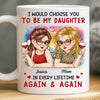 Custom Mug - Personalized Birthday Gifts For Mom, Daughter - A Daughter Love Lasts Forever