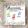 Custom Butterfly Full-Print Jewelry Dish - Personalized Best Friend Birthday Gifts For Women, Besties, Sisters, BFF - Friends Are Flowers That Never Fade
