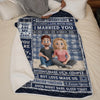 Custom Blanket - Personalized Anniversary Wedding Gifts For Husband And Wife, Him And Her - My Favorite Chapter Is Us