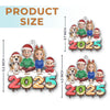 Custom Acrylic Ornament - Personalized Christmas Birthday Gifts For Family, Dog Cat Lovers - Our Family Our Forever